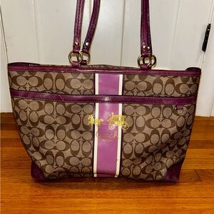 Coach Vintage Luxury Coated Canvas Tote